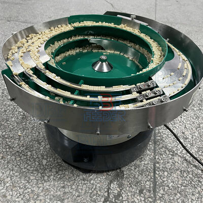 Automated Part Feeding And Sorting Vibratory Bowl Feeder Lantai Dipasang atau Meja Dipasang Desain Khusus Untuk Pemecahan Bahan