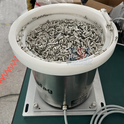 Sistem Pengumpanan Komponen Otomatis 1500W Vibratory Bowl Feeder Tegangan 220V 50HZ 110V 60Hz Ukuran 500 Mm X 500 Mm X 400 Mm