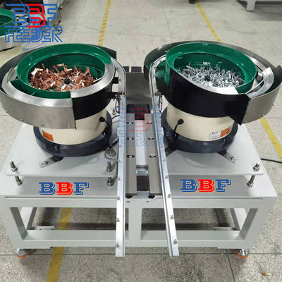 Customized Metal Strip Double Vibratory Bowl Feeder Untuk Caps Dan Kapsul