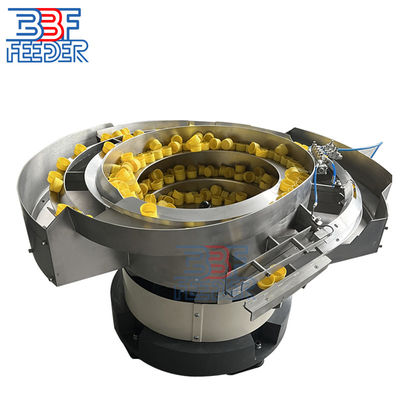 Automated Part Feeding And Sorting Vibratory Bowl Feeder Lantai Dipasang atau Meja Dipasang Desain Khusus Untuk Pemecahan Bahan
