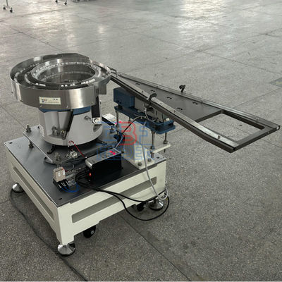 Rotary Vibratory Bowl Feeder Bagian Plastik Dua Jalur Mesin Pemanfaatan Vibrating