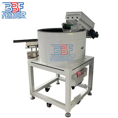 Bagian logam vibratory Bowl Feeder Double Hopper Vibrating Disc Feeder