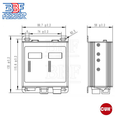 SDVC22-S Kontroler Feeder Elektromagnetik Kontroler Cerdas Frekuensi Variabel