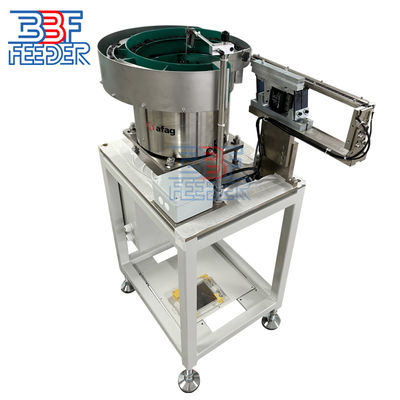 Disesuaikan Stainless Vibrating Bowl Feeder Bagian Plastik Electromagnetic Feeder