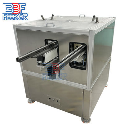 Customized Vibratory Bowl Feeder Soundproof Cover Kapasitas Besar Plastik Pipe Bagian Feeder