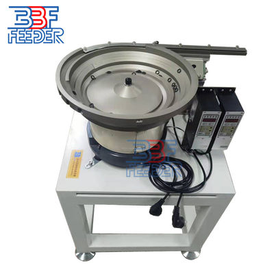 Electromagnetic Vibratory Double Bowl Feeder Untuk Bolt Washer Gasket Silikon