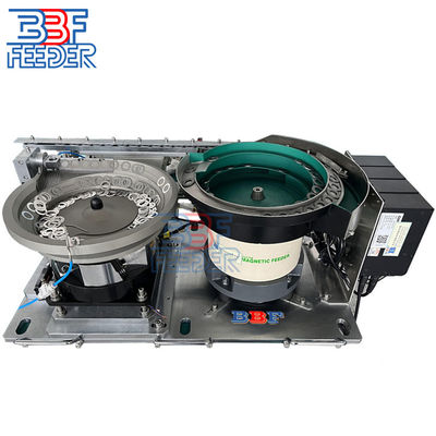 Customized Aluminium Vibratory Bowl Feeder untuk kuku ganda dan komponen logam besar