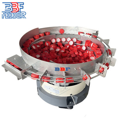 Sistem Conveyor Cap Bowl Feeder Crown Lids Flip Top Cap Vibrating Linear Feeder