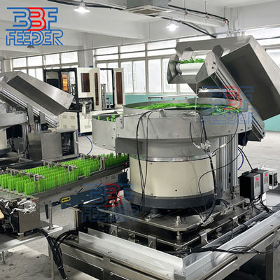 Elektromagnetik Rotary Bowl Feeder Disesuaikan Bagian Besar Vibration Feeding