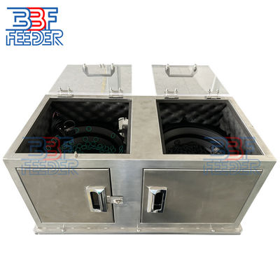 Mesin Pengumpan Cuci Ganda Sistem Conveyor Pengumpan Vibrating Magnetic