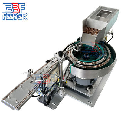 Tembaga Kacang Screw Bowl Feeder Bagian Logam Elektromagnetic Vibrating Feeder