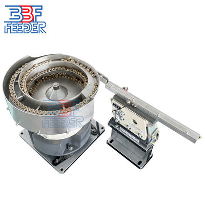 Elektromagnetik Sekrup Bowl Feeder Bagian Logam Kacang Tembaga Vibrating Disk